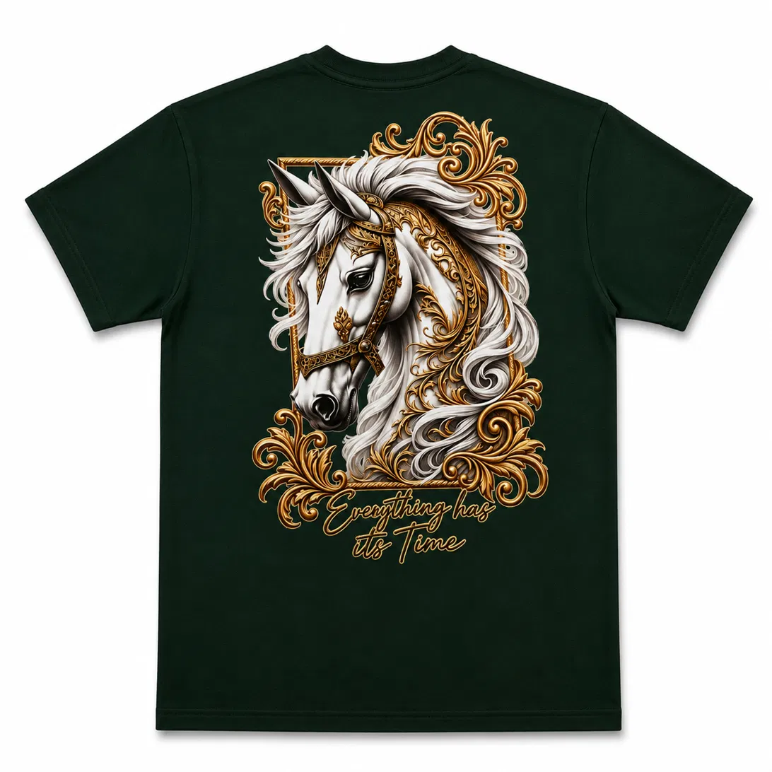 V T-Shirt Vert Back